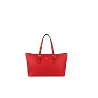 joop! chiara marla shopper lhz, cabas femme, rouge (light red), 27.5x13x46 cm (w x h l)