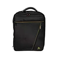exacompta - réf. 17734e - sacoche - sac à dos dual exactive - bagagerie mixte - 2 compartiments intérieurs dont 1 renforcé pour ordinateur - couleur noir - dimensions : 31,5 x 11 x 47 cm