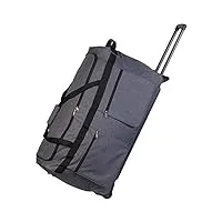 sac de voyage pliable xxl 160 l avec fonction trolley et poignée télescopique [xcase]
