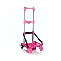 seven be box top - trolley trolley backpack lock pink