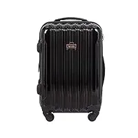 kensie bagages rigides alma pour femme, noir, carry-on 20-inch, valise rigide à roulettes alma