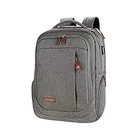kroser sac à dos pour ordinateur portable jusqu'à 15,6" imperméable sac à dos de voyage scolaire sac à dos loisirs pour affaires/université/femmes/hommes laptop backpack