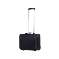 sacoche à roulettes pour ordinateur portable porte-documents bagage valise cabine business executive bag sac approuvé fengming (color : black-b, size : 41 * 21 * 39cm)
