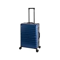 travelhouse oslo t6005 valise de voyage à roulettes en aluminium différentes tailles et couleurs, bleu émeraude, mittlerer koffer, valise