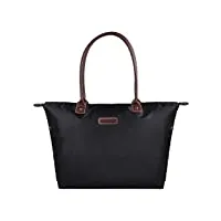 notag sac cabas femmes, imperméable sac à main en nylon sac de plage pour shopping voyage (noir)