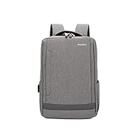 sac à dos pour ordinateur portable réduit sac à dos portable ordinateur portable d'extérieur décontracté gris