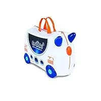 trunki valise à roulettes pour enfants et bagages à main pour enfants : valise à roulettes skye le vaisseau spatial (brille dans le noir)