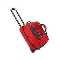 rolling ladies unisex, sac de voyage, sac à main, bagages à main fengming (color : red, size : 48 * 28 * 30cm)