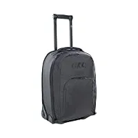 evoc ct 40 valise, trolley (valise pratique pour les bagages à main, sac trolley avec roulettes, sac de voyage imperméable et stable, taille : xl, dimensions : 55 x 38 x 21 cm, volume : 40 l), black
