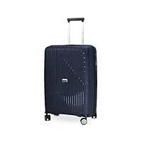 hauptstadtkoffer - série txl - trolleys extra légers et robustes, valises rigides, bagages de cabine et bagages en soute, bleu foncé, koffer 76 cm, valise