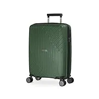 hauptstadtkoffer - série txl - trolleys, valises rigides, bagages de cabine et bagages de souche ultra légers et robustes, vert foncé, koffer 66 cm, valise