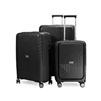hauptstadtkoffer - série txl - trolleys, valises rigides, bagages de cabine et bagages de souche ultra légers et robustes, noir, koffer 66 cm, valise