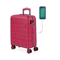 jaslen - bagage cabine 55x35x25 et valise cabine 55x35x25, pratiques pour voyages - valise, valise cabine, valise grande taille 171250, fraise