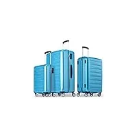 probeetle by eminent set de bagages voyager ix (2ème génération) set 3 valises rigides et légères 4 roues doubles et silencieuses serrure tsa turquoise