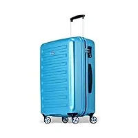 probeetle by eminent valise voyager ix (2ème génération) 67cm 70l valise moyenne rigide et légère 4 roues doubles et silencieuses serrure tsa turquoise