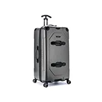 traveler's choice maxporter valise rigide à roulettes pivotantes 76,2 cm, gris, 30" trunk luggage, maxporter ii valise rigide à roulettes pivotantes 76,2 cm