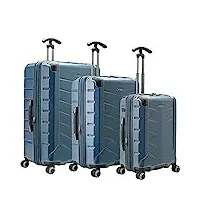 traveler's choice silverwood ii valise rigide extensible à roulettes pivotantes