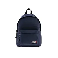 coronel tapiocca urban, sac à dos scolaire et pour ordinateur portable homme, 20 grande longueur, bleu marine