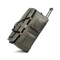 sacs à roulettes voyage sac fourre-tout trolley sac à main bagages à main haute capacité fengming (color : army green, size : 73×34×39cm)