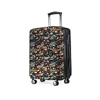 hauptstadtkoffer mitte - bagage à main 55x40x23, tsa, 4 roulettes, valise de voyage, valise rigide, valise à roulettes, valise bagage à main, valise bagage cabine, espace bleu foncé