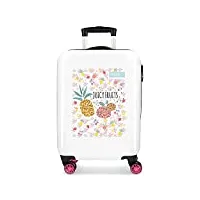 enso juicy fruits valise trolley cabine multicolore 37x55x20 cms rigide abs serrure à combinaison 34l 2,6kgs 4 roues doubles bagage à main