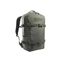 tasmanian tiger tt modular daypack xl sac à dos, pour le quotidien, la randonnée, avec le système de transport ergonomique, compatible molle, poche pour système d'hydratation, gris pierre olive irr