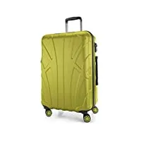 suitline - valise plus grande bagages rigide enregistrés, 76 cm, 110 liter, menthe