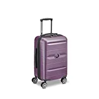 delsey paris - comete + - valise cabine rigide - 55x35x23 cm - 36 litres - s - violet
