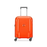 delsey paris - clavel - valise cabine rigide slim - 55x40x20 cm - 35 litres - xs - orange tangerine