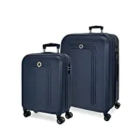 set de bagages rigides 55-70cm movom riga bleu marine