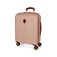 el potro ocuri valise trolley cabine rose 40x55x20 cms rigide abs serrure tsa 37l 3,3kgs 4 roues doubles extensible bagage à main
