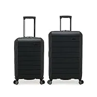 traveler's choice pagosa valise rigide extensible indestructible, noir, carry-on 22-inch, pagosa valise rigide extensible indestructible