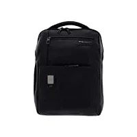 piquadro ca5105ao - sac à dos noir de grande taille et personnalisable pour pc