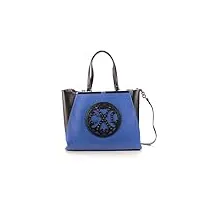 christian lacroix sac cabas royal 1 bleu royal/noir