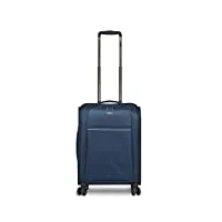 stratic unbeatable valise à roulettes souple 4.0 avec cadenas tsa résistant à l'eau et extensible, bleu marine (bleu) - 3-1025-55