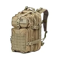 tru salute sac à dos tactique militaire 40 l grand sac à dos d'assaut de 3 jours molle bugout sac à dos, peau, large, sacs à dos
