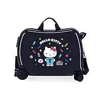 hello kitty castle valise enfant bleu 50x39x20 cms rigide abs serrure à combinaison 38l 2,1kgs 4 roues bagage à main