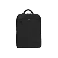 targus sac à dos pour ordinateur portable 15" newport ultra slim – sac à dos pour ordinateur 15 pouces ultra fin – sac à dos convertible et imperméable – noir, tbb598gl