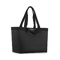 chiceco x-large sac à main cabas pour le travail voyager plage sac utilitaire - imperméable (noir gris (2 poches), xl)