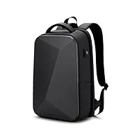 fenruien sacs à dos pour ordinateur portable 35l 15,6 pouces avec verrouillage antivol, sac à dos léger et imperméable pour hommes, sac à dos anti-extrusion travail / école / voyage, noir