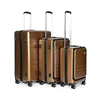 set de 3 bagages - bagages bronze