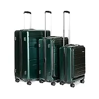 set de 3 bagages - bagages vert