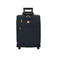 bric's valise cabine extensible, x-collection, valise cabine avec 2 roues doubles, durable et ultra légère, format : 39x55x20/23 cm, ocean blue