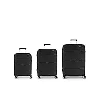 gabol c-m-l lot de 3 valises unisexe pour adulte noir taille unique