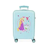 disney princess celebration valise de cabine verte 38 x 55 x 20 cm rigide abs fermeture à combinaison latérale 34 l 2,66 kg 4 roues doubles bagage à main