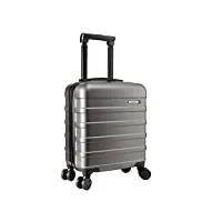 cabin max anode 45x36x20 cm valise à main à coque rigide et légère 4 roues, cabine valise easyjet (30l 45 x 36 x 20 cm) graphite