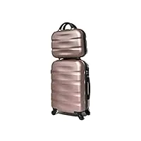 valise cabine/moyen/grande avec ou sans vanity, marque française (rose gold (5806), cabine & vanity)