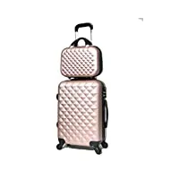 valise cabine/moyen/grande avec ou sans vanity, marque française (rose gold (5802), cabine & vanity)