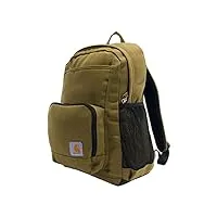 carhartt sac à dos à compartiment unique de 23 l, durable, avec housse pour ordinateur portable et base résistante à l'abrasion, basilic, taille unique