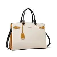 bostanten femmes porte-documents en cuir 15.6" sac ordinateur portable dames sac serviettes sacs business beige